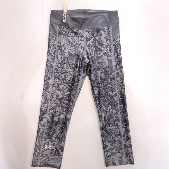 Under Armour Athletic Yoga Running Leggings Pants Womens Size Small S Gray - Picture 2 of 8